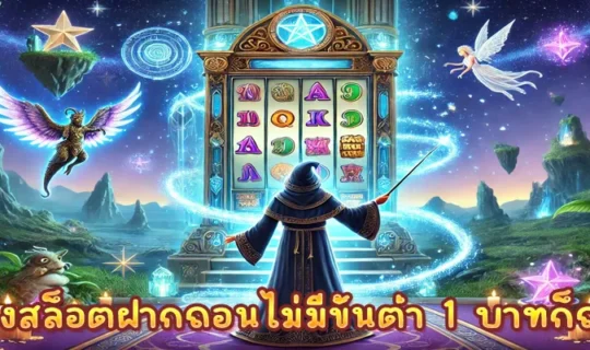 เว็บตรงสล็อตฝากถอนไม่มีขั้นต่ำ 1 บาทก็ถอนได้