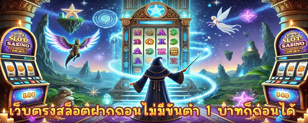 เว็บตรงสล็อตฝากถอนไม่มีขั้นต่ำ 1 บาทก็ถอนได้