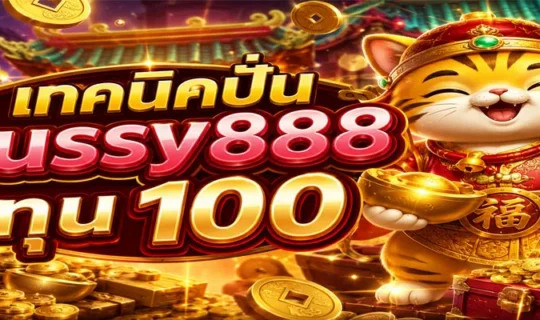 เทคนิคปั่น pussy888 ทุน 100