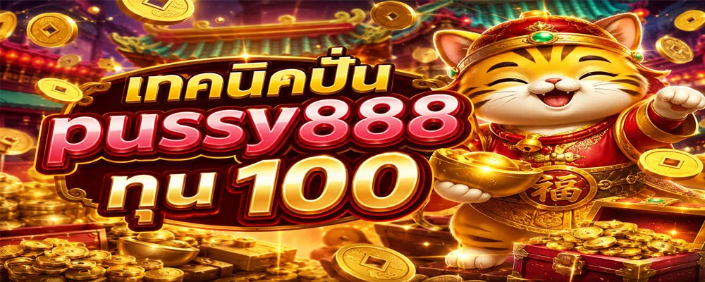 เทคนิคปั่น pussy888 ทุน 100