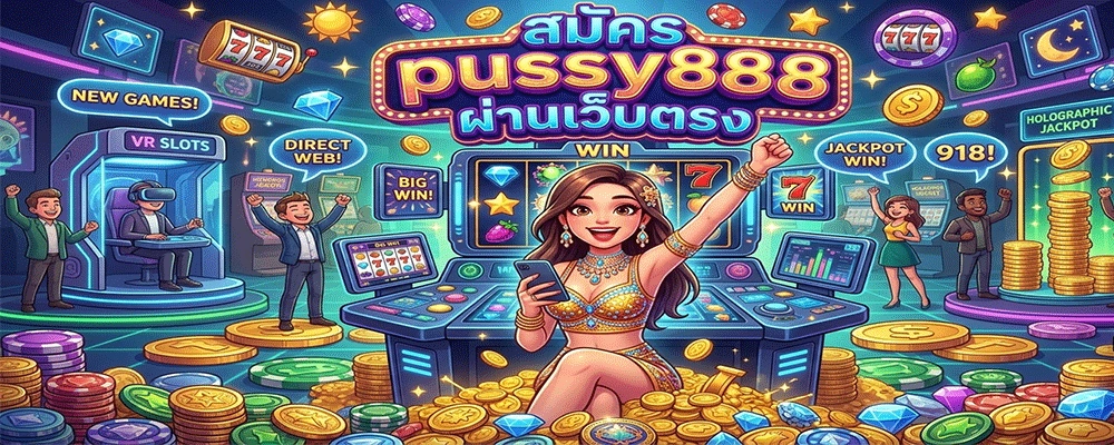 สมัคร pussy888 ผ่านเว็บตรง